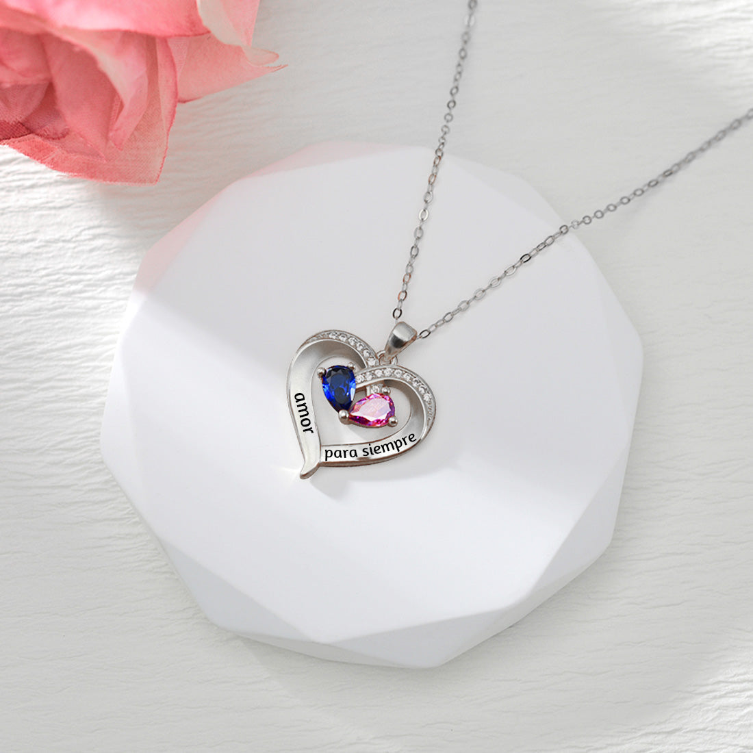 Siempre Tuyo – Collar de Corazón