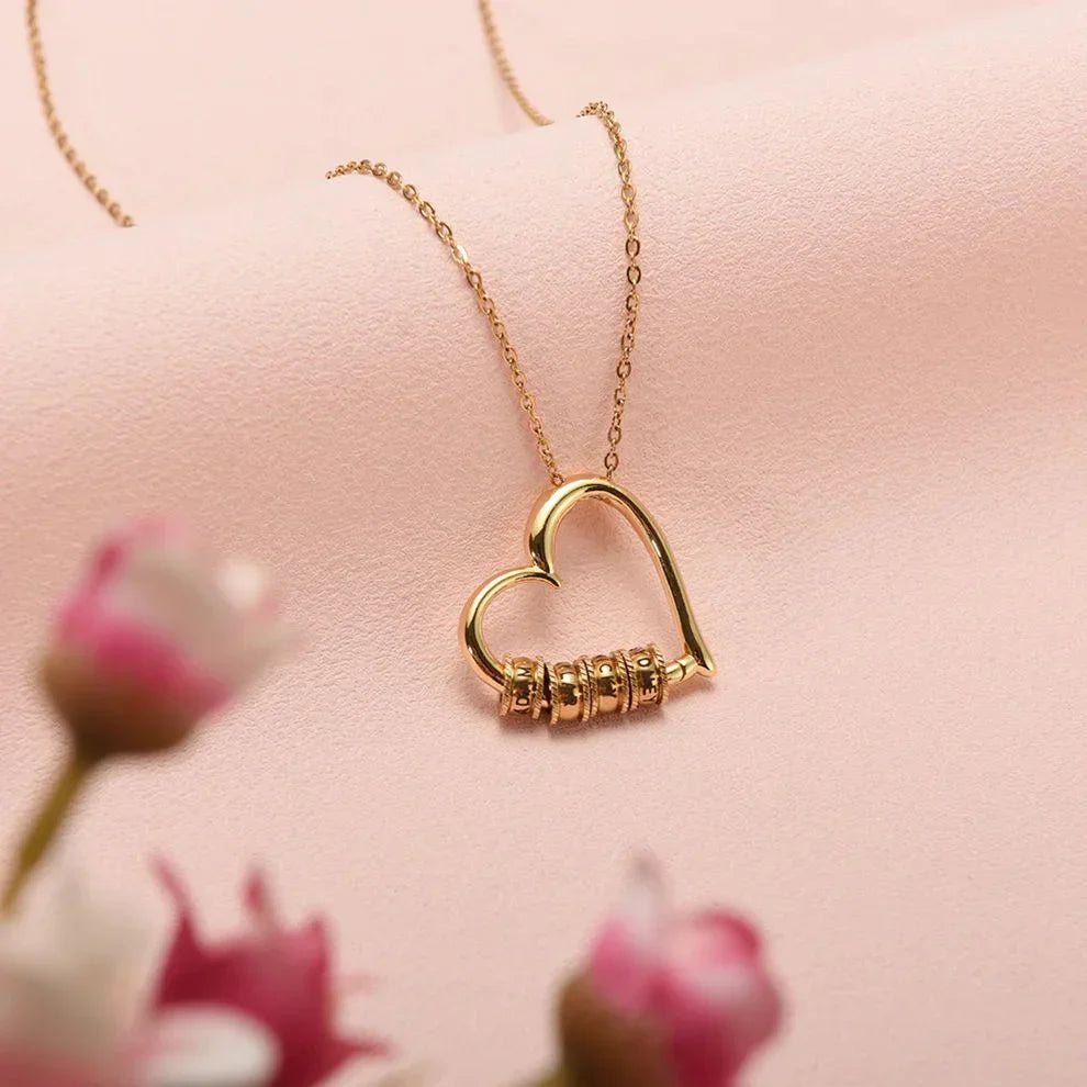 COLLAR CORAZÓN FAMILIAR